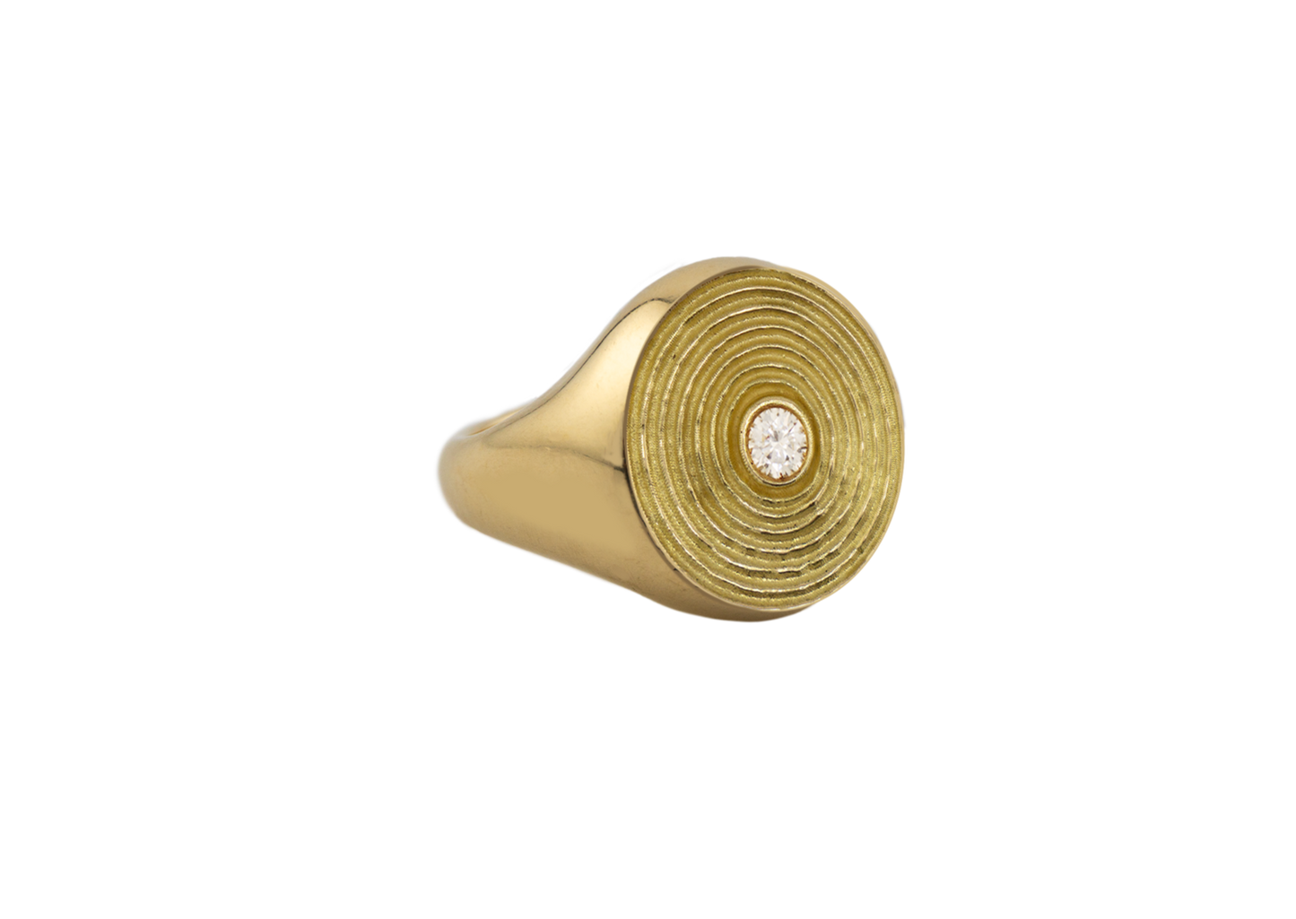 Aether Ring with Diamond